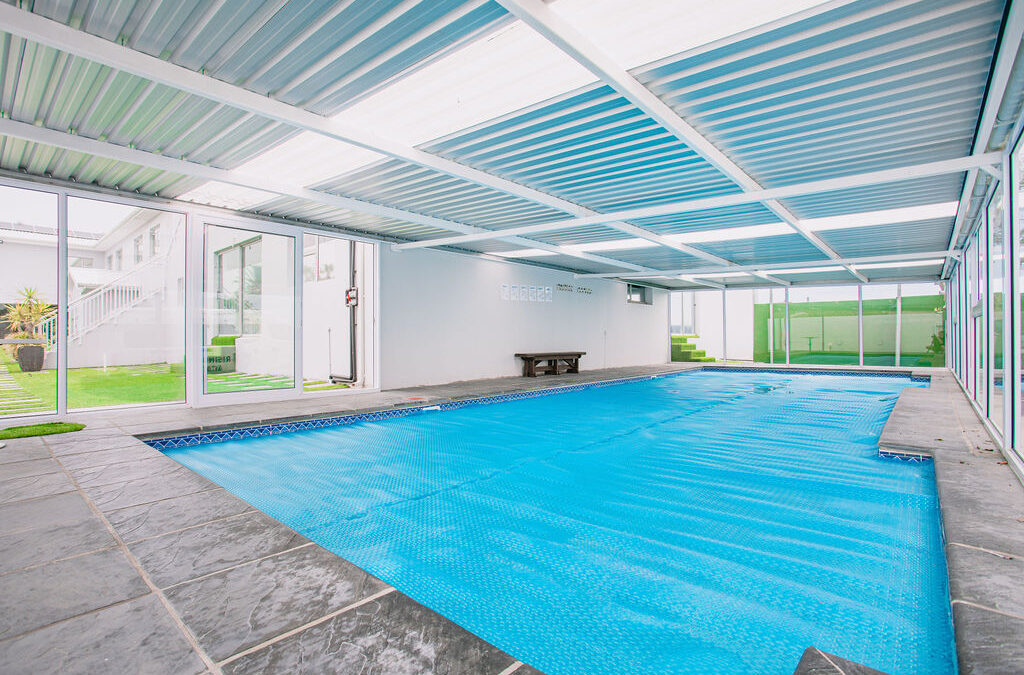 Indoor swimming pool at Rising Stars Academy